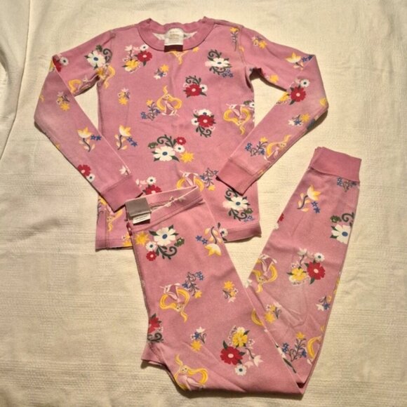 Hanna Andersson girls size 140 or 10 Disney pink pajama set, GUC for fade - Picture 11 of 12